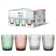 OFFICIAL SET 4 BICCHIERI VETRO ACQUA 300ML. (8pz)